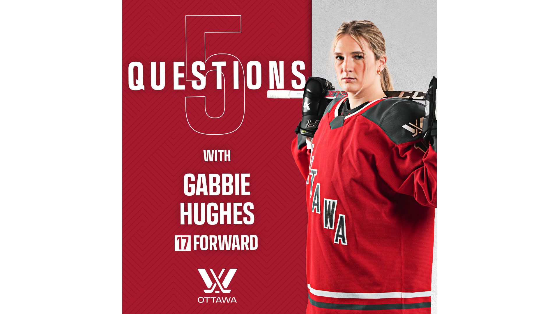 5 QUESTIONS WITH: GABBIE HUGHES | PWHL - Professional Women's Hockey League